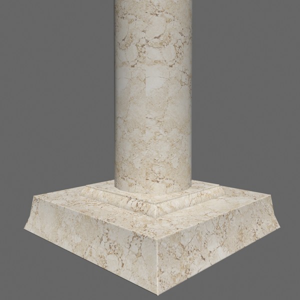 3d model antiquity pillar - Pillar 6 by Tschirner